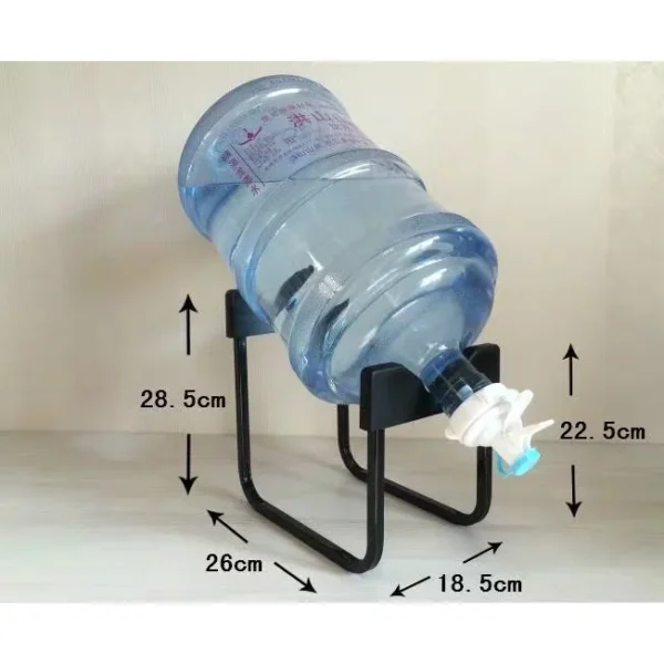 Water Bottle Metal stand  WITH WATER TAP With Nozzle - Image 2