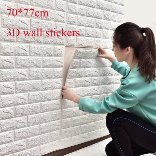 3D Brick Wall Stickers Self Adhesive - Image 2