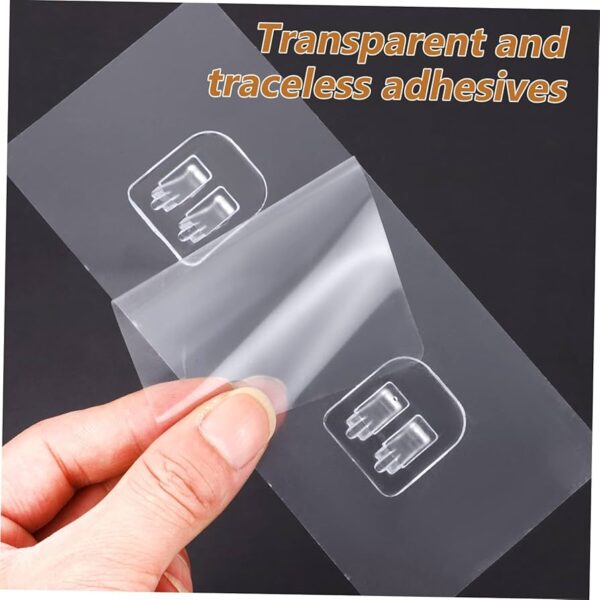 PLASTIC ADHESIVE 6 HOOK STICKER PATTI - Image 3