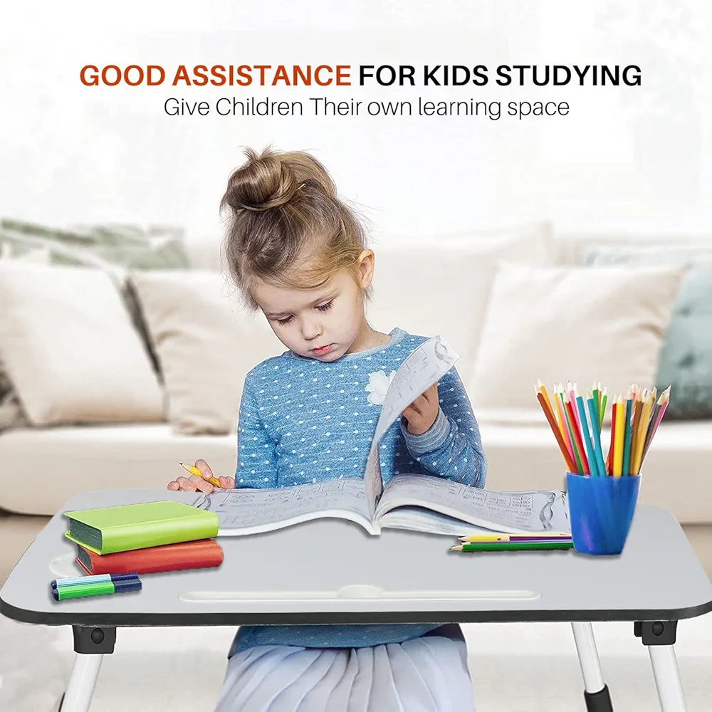 Multipurpose Foldable WhiteBoard *Study Table* With 2 Markers and Duster - Image 3