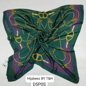 T&H COLLECTION PRINTED IMPORTED SILK SCARF