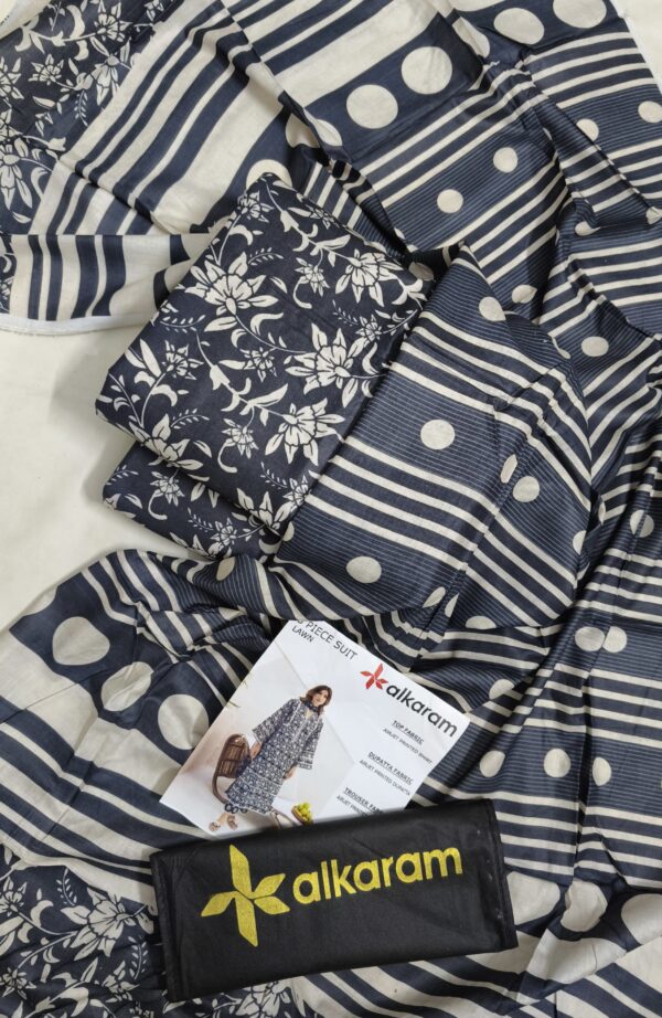 AL KARAM ALL OVER_Prints DIGITAL 3 PIECE LAWN 2025 Volume - Image 2