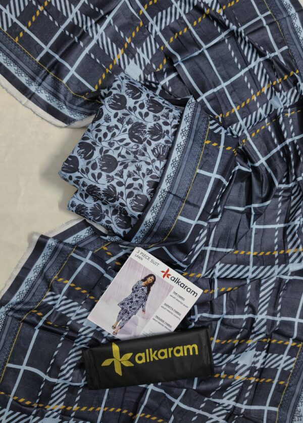 AL KARAM ALL OVER_Prints DIGITAL 3 PIECE LAWN 2025 Volume - Image 5