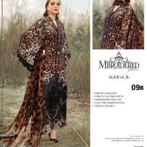 MARIA.B PRINTED EMBROIDERED LAWN & CHIFFON 3 PIECE UNSTITCHED COLLECTION