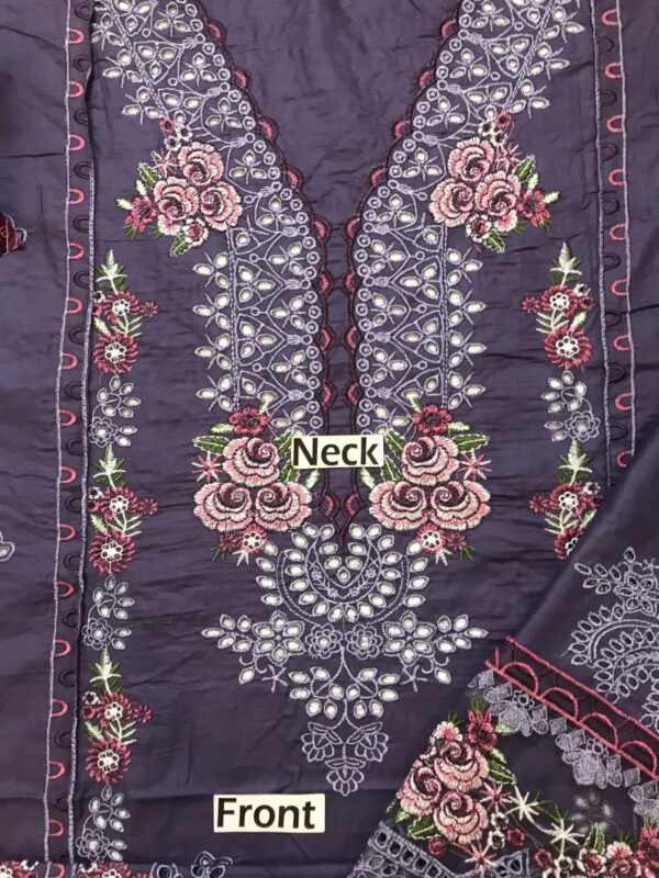 Presenting JADE LAWN HEAVY EMBROIDERED 3 PIECE UNSTITCHED COLLECTION - Image 4