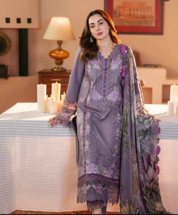 Presenting JADE LAWN HEAVY EMBROIDERED 3 PIECE UNSTITCHED COLLECTION - Image 2