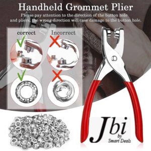 Metal Snaps Buttons with Fastener Pliers Press Tool Kit