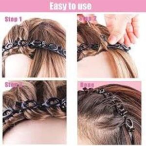 Hair Twister Hair Band With Clip Hair Styling Fashion