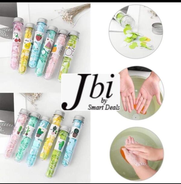 Travel Soft Paper Soap Flower Design