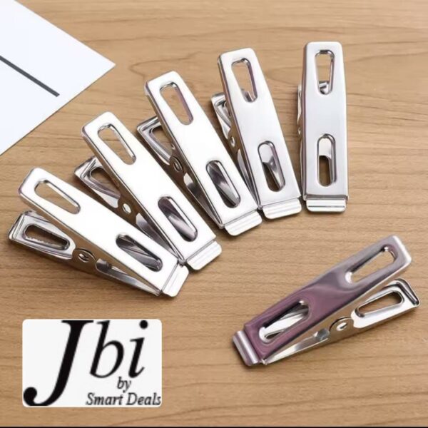Pack of 20 Stainless Steel Clothes Clips - Image 3