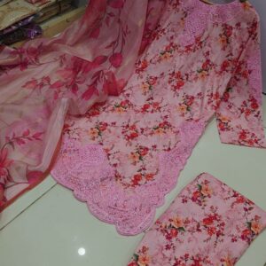 Most Trending Digital Printed 3 Piece Stitched Collection