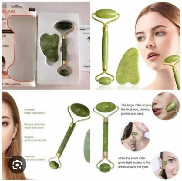 JADE ROLLER & GUA SHA for FACE - Image 2