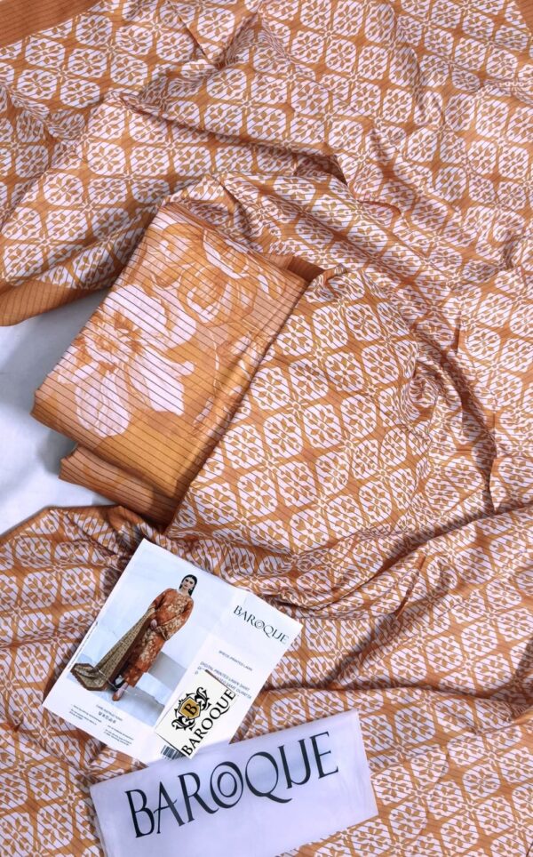 BAROQUE ' ALL OVER_Prints DIGITAL 3 PIECE LAWN 2025 Volume 1 - Image 4