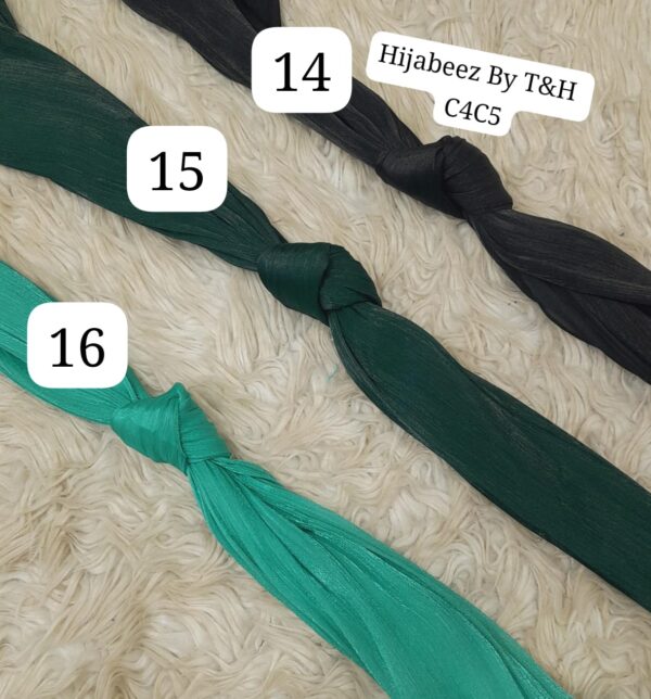 SILK SCARF HIJABEEZ by T&H COLLECTION - Image 5
