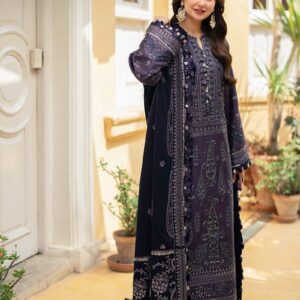 ASIM JOFA CHIFFON with SEQUENCE EMBROIDERY 3 PIECE UNSTITCHED SUIT