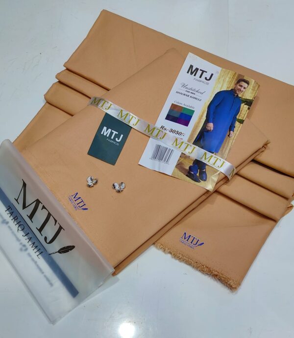 MTJ  FABRIC UNSTITCHED for MEN'S SHALWAR KAMEEZ COLLECTION - Image 4