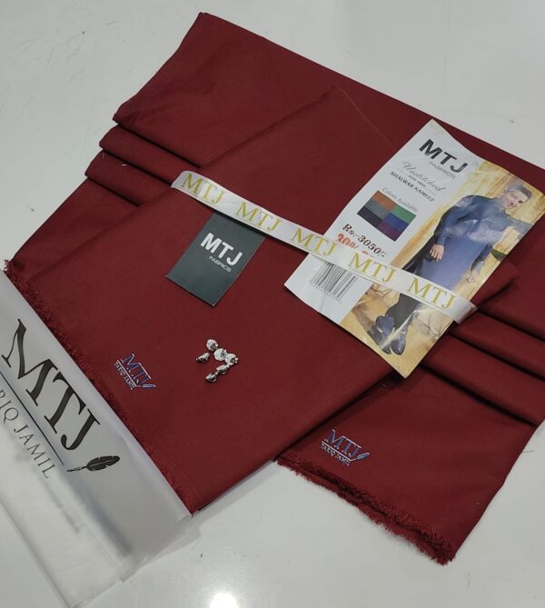 MTJ  FABRIC UNSTITCHED for MEN'S SHALWAR KAMEEZ COLLECTION - Image 6