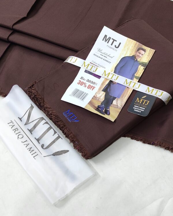 MTJ  FABRIC UNSTITCHED for MEN'S SHALWAR KAMEEZ COLLECTION - Image 9