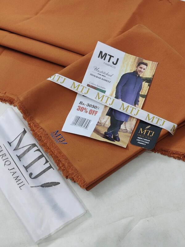 MTJ  FABRIC UNSTITCHED for MEN'S SHALWAR KAMEEZ COLLECTION - Image 10