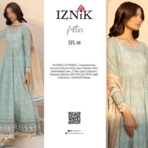 IZNIK HEAVY EMBROIDERED 3 PIECE LAWN COLLECTION