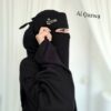 Buqran Embroidery Saudi Niqab