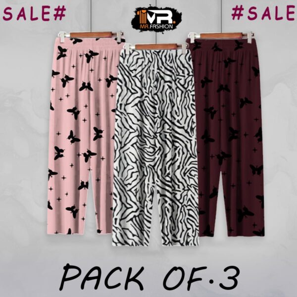 Ladies Pack of 3 Printed Flappers Arrived - Image 3
