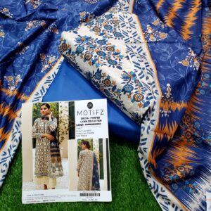 MOTIFZ Digital Printed 3 Piece Lawn Collection