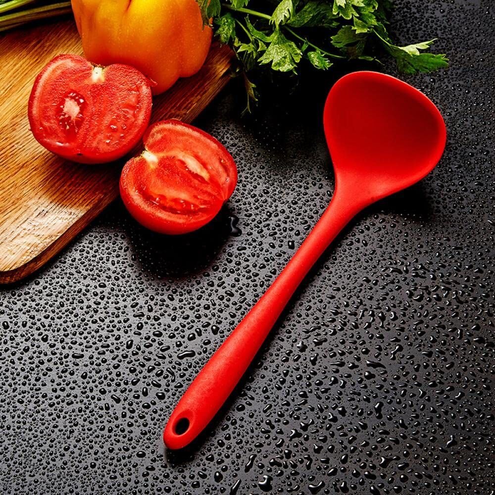 Silicone Non-Stick High Temperature Big Ladle Spoon - Image 3