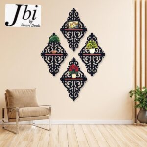 3D Wooden Wall Shelf | 3D Laser Cut DIY Design Decoration