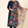 INDIAN HANDWORK BADAMI DUPATTA