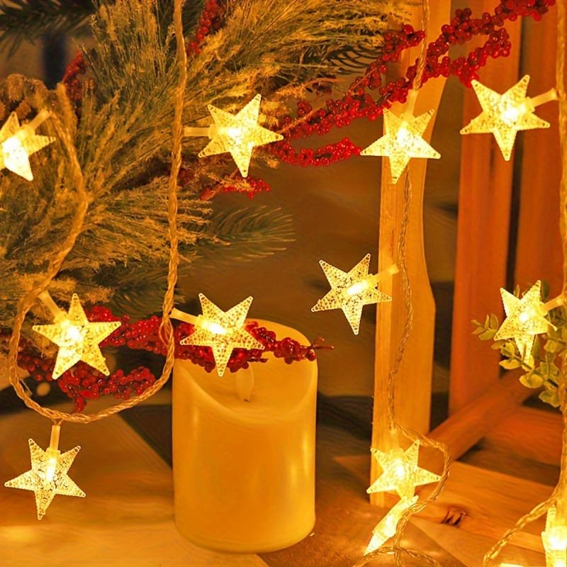 Star Lights,Star String Lights for Bedroom Twinkle Lights LED - Image 2