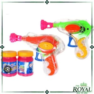 Bubble Gun Toy for Kids With LED Light - Multi Color