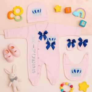 High Quality 5Pcs Turkish Style Romper Set - For Princess