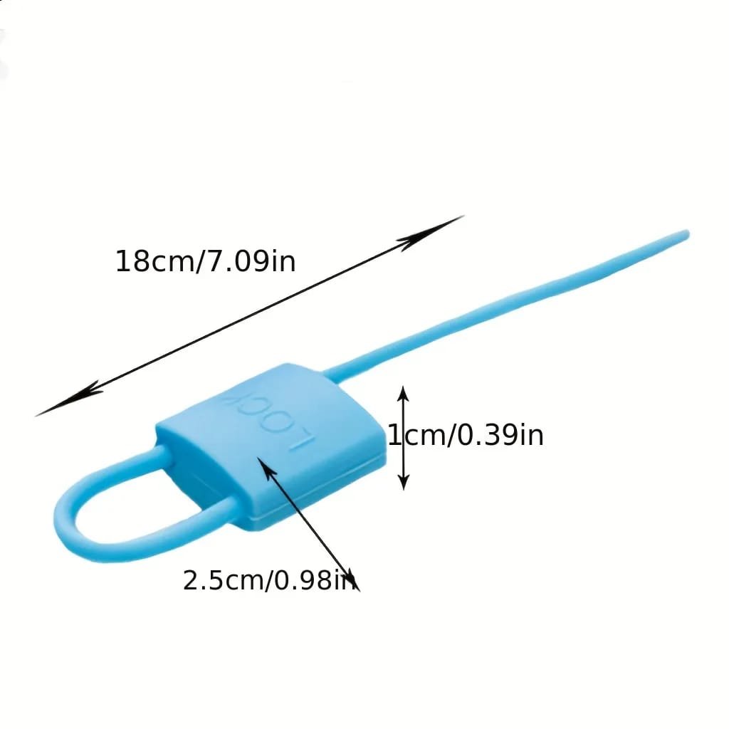 Pack Of 3 Lock Shape Silicone Sealing Clip - Image 5