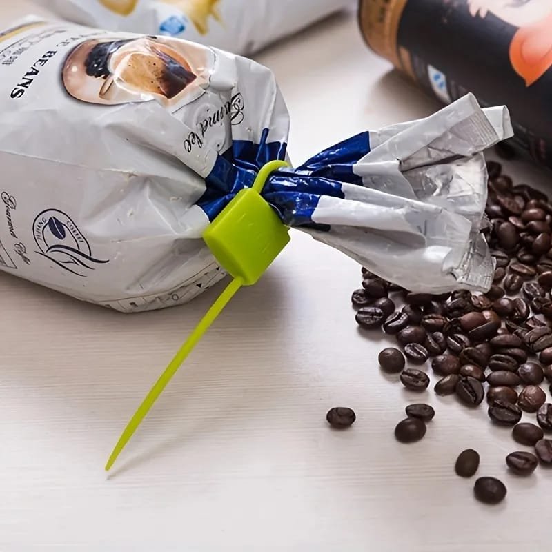 Pack Of 3 Lock Shape Silicone Sealing Clip - Image 2