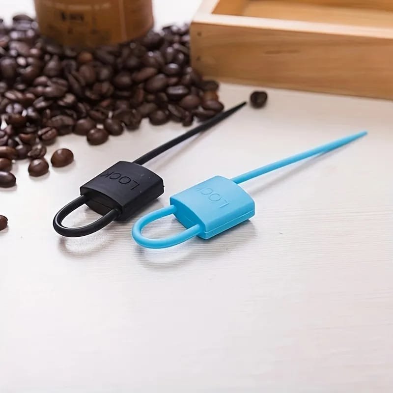 Pack Of 3 Lock Shape Silicone Sealing Clip - Image 4