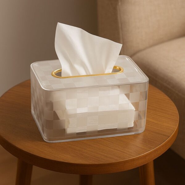 Transparent Tissue Box