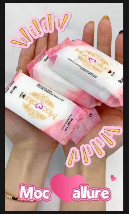 Mocallure Makeup Cleansing Wipes Pack Of 8 - Image 2