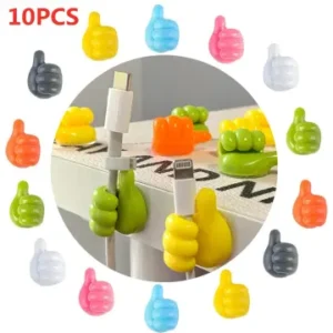 Thumb Cable Clips,Cord Holder Multi-Functional Wall Hooks