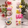 PACK OF 10 PIECES KIDS SILICON CLIPS CARD