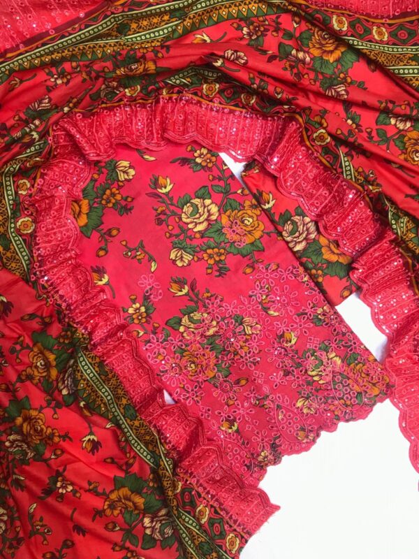 MARIA.B CHICKEN KARI 3 PIECE UNSTITCHED COLLECTION - Image 3
