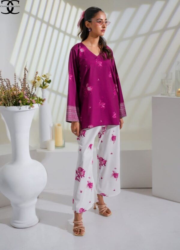 Crown Collection 2 Piece Digital Printed Cord-Set - Image 2
