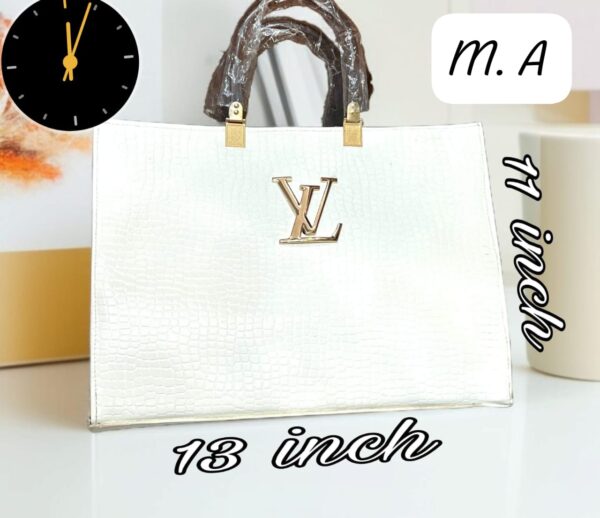 LV Big Size Acrylic Handle Shoulder Bag for Girls - Image 8