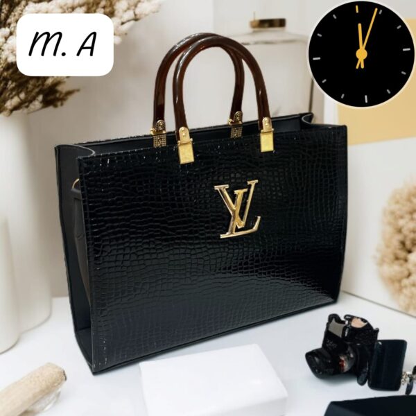 LV Big Size Acrylic Handle Shoulder Bag for Girls - Image 6