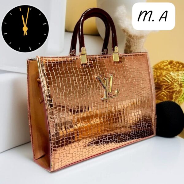 LV Big Size Acrylic Handle Shoulder Bag for Girls - Image 3