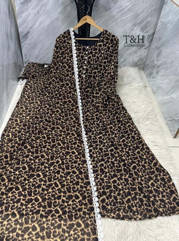 T&H COLLECTION CHIFFON MAXI SAME DUPATTA 2PC - Image 15