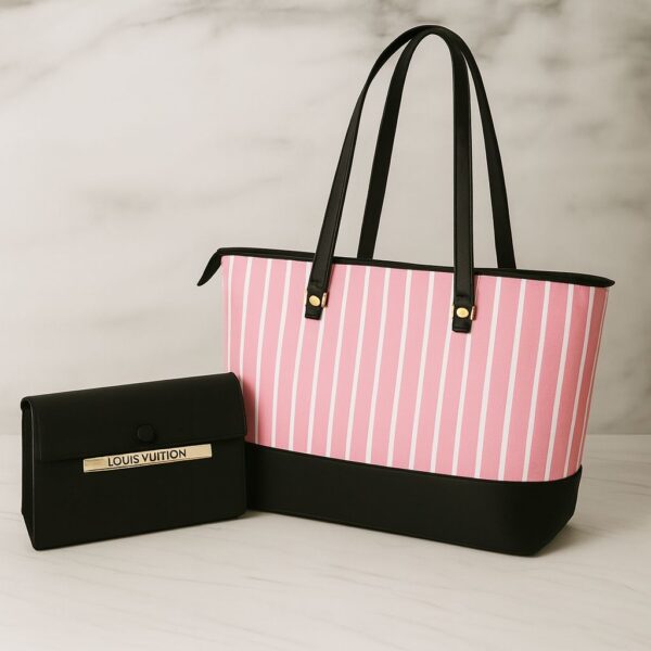 LV HIGH QUALITY TOTE BAGS With CLUTCH WALLET - Image 8