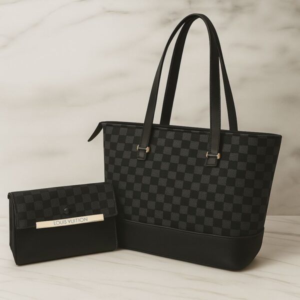 LV HIGH QUALITY TOTE BAGS With CLUTCH WALLET - Image 6