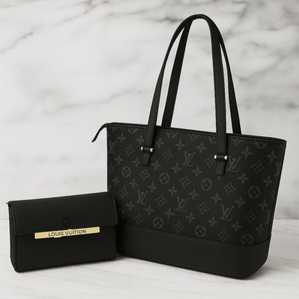 LV HIGH QUALITY TOTE BAGS With CLUTCH WALLET - Image 3