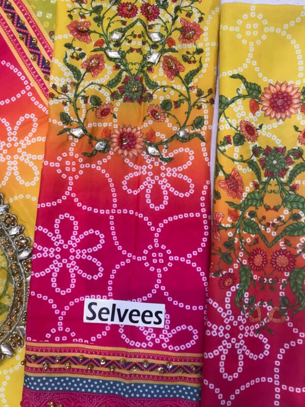 Presenting Ansab Jhangir 3 Piece Swiss Lawn Embroidered With Gotta Work Collection 2025 - Image 8